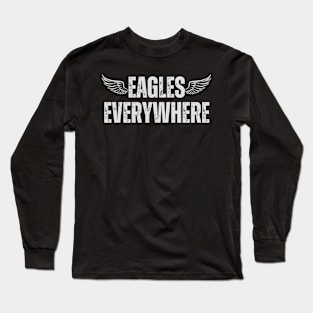 Philadelphia eagles everywhere Long Sleeve T-Shirt